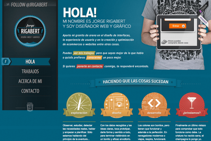 Jorge Rigabert website preview